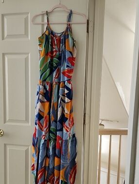 Japna Multicolor Striped Summer Dress